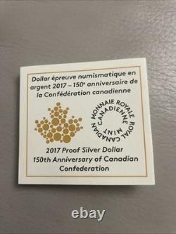 2017 Proof Silver Dollar -150th Anniversary of Canadian Confederation COA 23,2 g