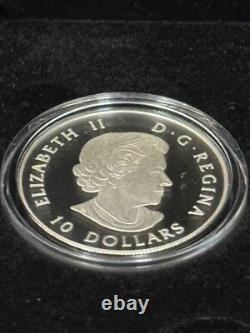 2017 Royal Canadian Mint 13 coin set 1/2 oz. Pure Silver 10 Dollar withDeluxe Case