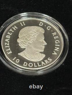 2017 Royal Canadian Mint 13 coin set 1/2 oz. Pure Silver 10 Dollar withDeluxe Case
