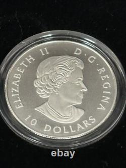 2017 Royal Canadian Mint 13 coin set 1/2 oz. Pure Silver 10 Dollar withDeluxe Case
