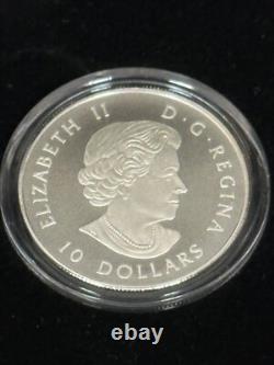2017 Royal Canadian Mint 13 coin set 1/2 oz. Pure Silver 10 Dollar withDeluxe Case
