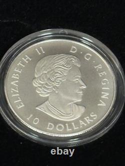 2017 Royal Canadian Mint 13 coin set 1/2 oz. Pure Silver 10 Dollar withDeluxe Case