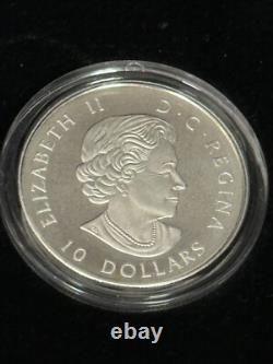 2017 Royal Canadian Mint 13 coin set 1/2 oz. Pure Silver 10 Dollar withDeluxe Case