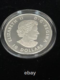 2017 Royal Canadian Mint 13 coin set 1/2 oz. Pure Silver 10 Dollar withDeluxe Case
