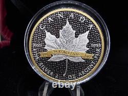 2018 $10 Canada SILVER Maple Leaf SML 30 Year Anniversary 2oz Case & COA #JP
