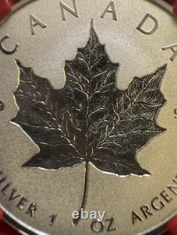 2018 1oz 9999 FINE SILVER MAPLE LEAF 30th ANNIV. 1st RELEASE NGC PF 70 REV PF