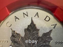 2018 1oz 9999 FINE SILVER MAPLE LEAF 30th ANNIV. 1st RELEASE NGC PF 70 REV PF