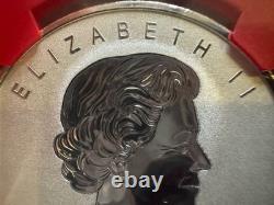 2018 1oz 9999 FINE SILVER MAPLE LEAF 30th ANNIV. 1st RELEASE NGC PF 70 REV PF