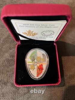 2018 $20 Four Seasons Maple Leaf Silver RCM