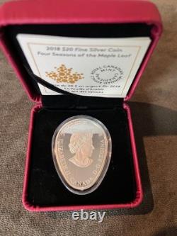 2018 $20 Four Seasons Maple Leaf Silver RCM