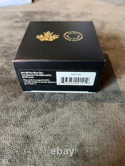 2018 $20 Four Seasons Maple Leaf Silver RCM