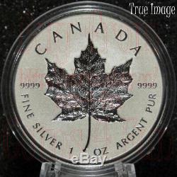 2018 30th Anniversary of SML $20 Pure Silver Proof Incuse Maple Leaf Coin Canada