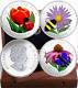 2018 3Coins Set Murano Best 3 $50 5OZ Silver Proof Canada Bee Butterfly Ladybug