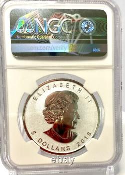 2018 $5 CANADA 1 OZ SILVER MAPLE LEAF DOG PRIVY EarlyReleases PF70 REVERSE PROOF