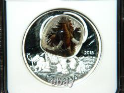 2018 Canada $20 Frozen In Ice Woolly Mammoth Silver Coin Ngc Pf69 Ultra Cameo