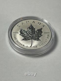 2018 Canada $20 Rev. Proof 30th Anniv. Maple Leaf 1 oz. 9999 Silver Coin, No Box
