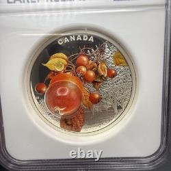 2018 Canada $20 Silver Nature's Magnification Morning Dew NGC PF70 Ultra Cameo