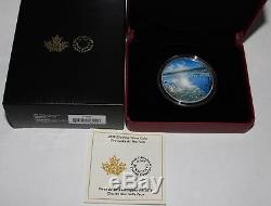 2018 Canada $30 Fine Silver Fireworks At The Falls Color Proof Glow In Dark Coin