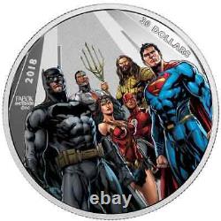 2018 Canada $30 Justice League Comics 2 Oz Silver Ngc Proof 70 Uc 6000 Worldwide