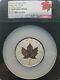 2018 Canada 3oz Silver Incuse Maple Leaf PF70 First Day of Issue Reverse Proof