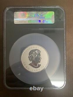 2018 Canada 3oz Silver Incuse Maple Leaf PF70 First Day of Issue Reverse Proof