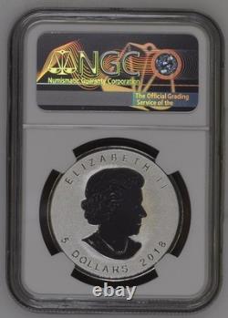 2018 Canada $5 Silver Maple Leaf Dog Privy NGC PF69 Reverse Proof