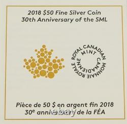 2018 Canada $50 3oz Silver Maple Leaf Incuse PF70 Reverse Proof NGC