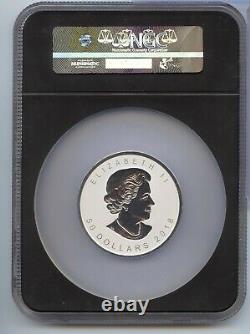 2018 Canada $50 Maple Leaf 3 oz Silver NGC PF70 First Day OGP Rev Proof MA987