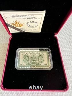 2018 Canada Fine Silver Proof Coins Canada's Historical Stamps Set Of Three