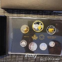 2018 Canada Fine Silver Proof Set Gold Plated Captain Cook Nootka #coinsofcanada