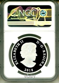 2018 Canada S$20 Canadian Flag Colorized NGC PF70 UC Mint Box & COA OGP