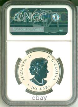 2018 Canada S$5 Canada Heraldic Emblems Arms Of Canada NGC Reverse PF70