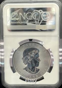 2018 Canada Silver Five Dollar Maple Leaf? Incuse Design- Early Release MS69
