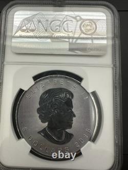 2018 Canada Silver Five Dollar Maple Leaf? Incuse Design- Early Release MS69