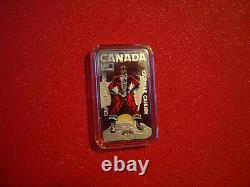 2018 Captain Canuck $20 1 OZ Fine Silver Proof Colorized Coin Canada