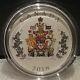2018 Coat of Arms Heraldic Emblem $5 1/2OZ Pure Silver Proof Canada Coin