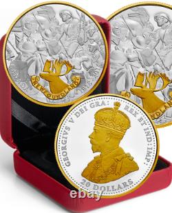 2018 Newfoundland First World War Allies $20 1OZ Pure Silver Proof Coin Canada