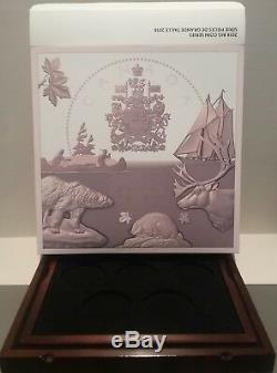 2018 Penny Renewed 1-Cent Big Coin 5OZ Pure Silver Proof Canada Coin Maple Leaf