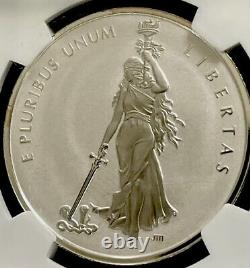 2019 1 oz Silver Canada Peace & Liberty Ultra High Relief Rev PF70 First Release