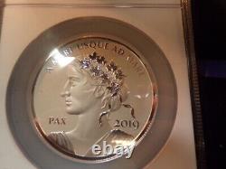 2019 10 oz Canada Peace & Liberty Proof Silver Medal UHR NGC PF70 REV PROOF