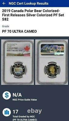 2019 $2 Canada Silver Proof Toonie Ngc Pf70 Gilt Colored Two Dollar Key Coin
