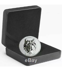 2019 2020 Canada 1oz Multifaceted Animal Head Wolf Silver Proof First In Series