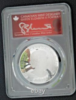 2019 $25 CANADA APOLLO 11 PCGS PR70DC SILVER PROOF 50TH ANNIV Susanna Blunt 1 OZ