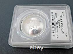 2019 $25 CANADA APOLLO 11 PCGS PR70DC SILVER PROOF 50TH ANNIV Susanna Blunt 1 OZ