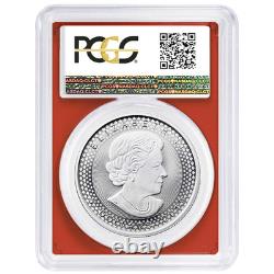 2019 $5 Modified Proof Silver Canadian Maple Leaf PCGS PR70 FDOI Dual Flag