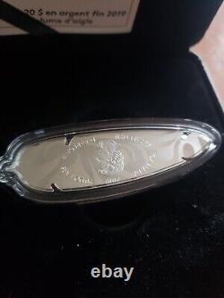 2019 CANADA $20 EAGLE FEATHER Northwest Coast Art 1oz Pure Silver Proof Coin