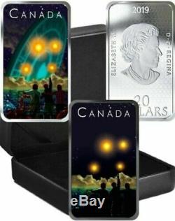2019 CANADA $20 UFO SHAG HARBOUR Glow-in-the-Dark 1oz Proof Silver Coin PRE-SALE