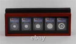 2019 Canada $1-$5 Silver Maple Leaf 5 Coin Set ANACS RP-70 DCAM First Release