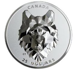 2019 Canada 1 oz Multifaceted Animal Head Wolf Silver Proof Coin SOLD OUT @ MINT