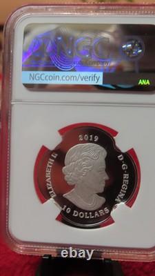 2019 Canada $10 Remembrance Day Proof. 9999 Silver Coin First Releases NGC PF 70